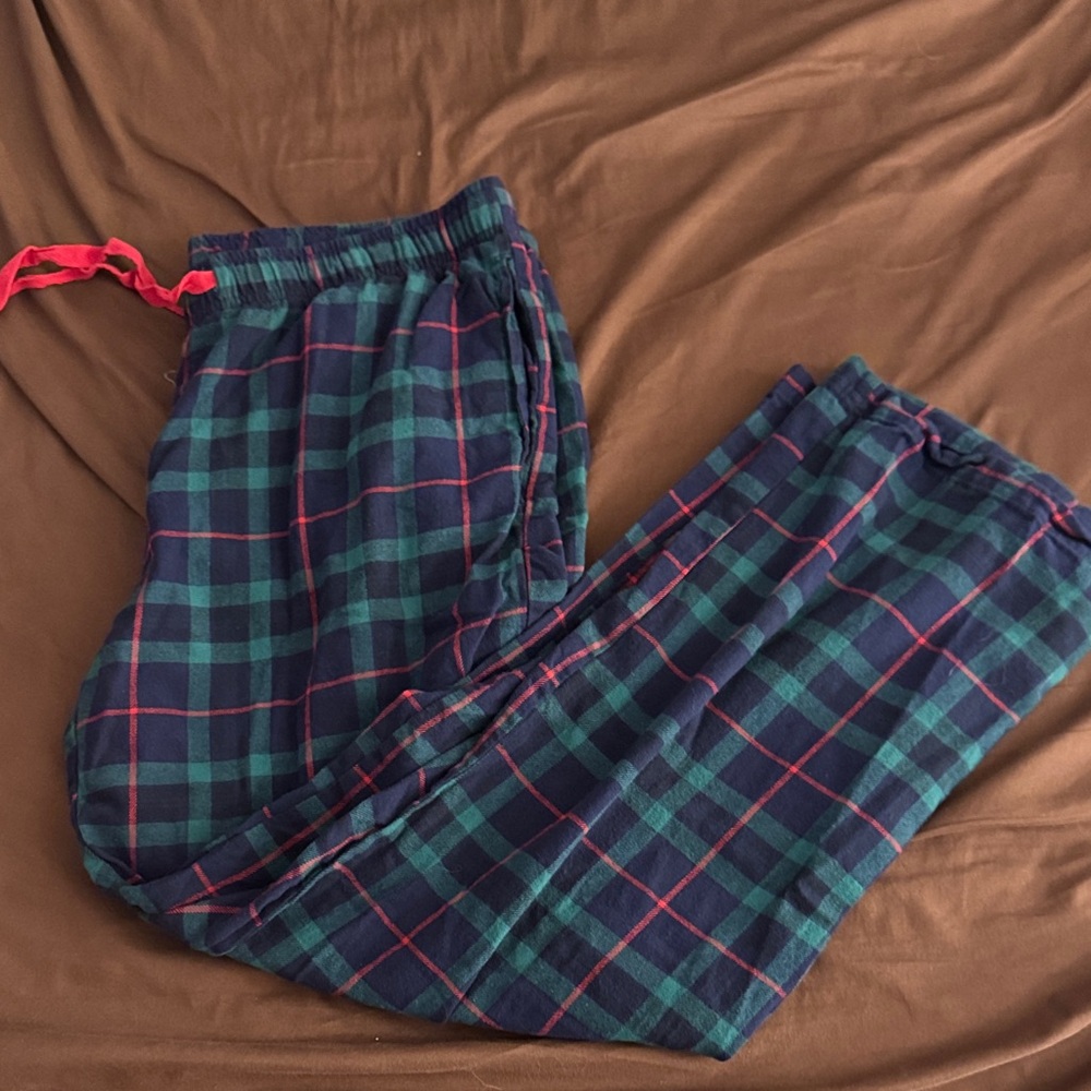 Natural Reflections Blue and Red Plaid Pants